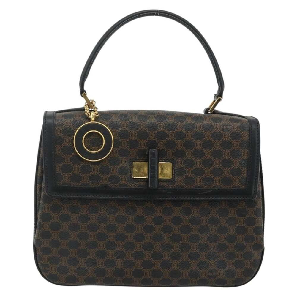 Celine Macadam Handbag Black